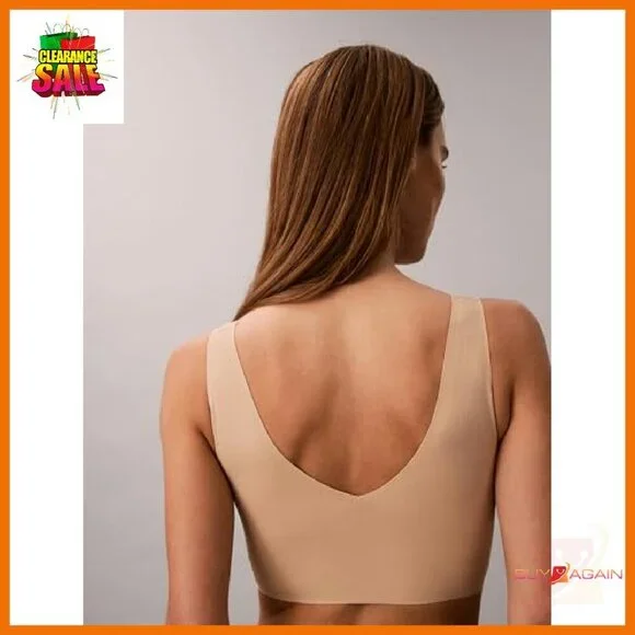 Seamless Lightly Lined Wirefree Bralette with Removable Pads - Picture 6 of 8